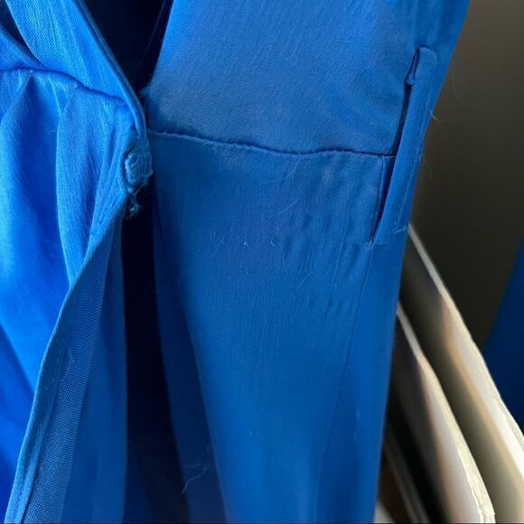 Zara Satin Effect Long Sleeve Front Wrap Mini Dress - Picture 6 of 6